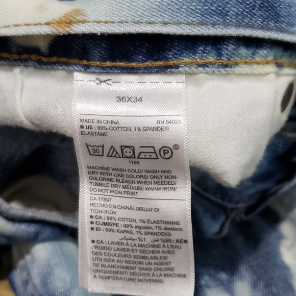 Old Navy Bleach dyed jeans size 36 - Picture 8 of 10